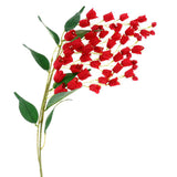 Max Artificial Silk Flowers Wall Hanging Home Party Garden Wedding Decor Red