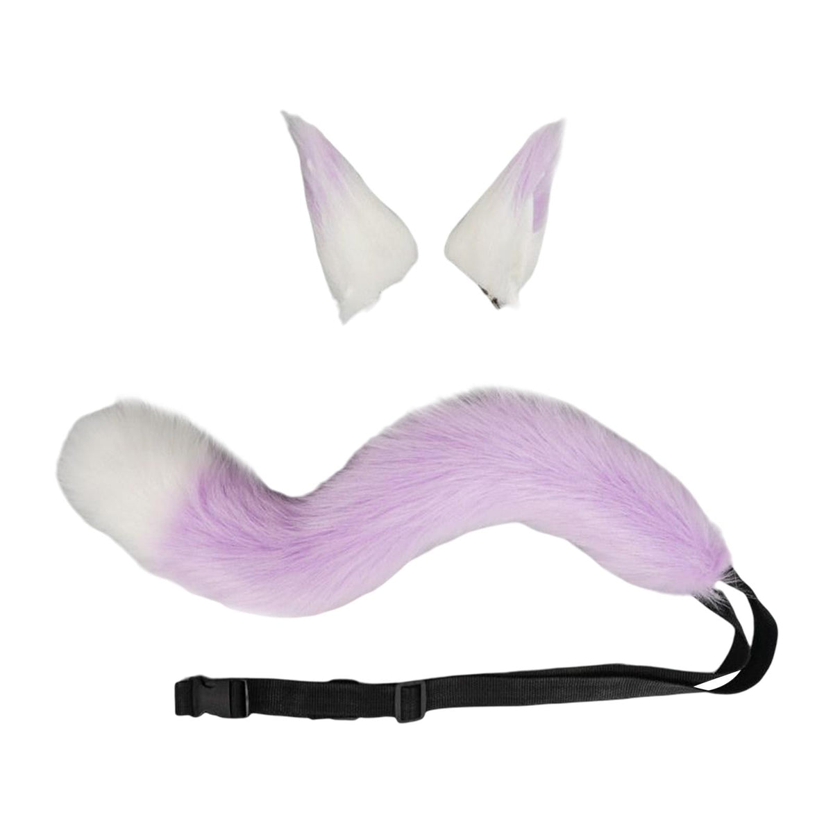 Maxbell Cosplay Costume Furry Costume Accessories Decor for Fancy Party Girl Unisex White with violet