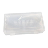 Maxbell 100Pcs Clear Paper Money Holder with Storage Case Paper Souvenirs Storage