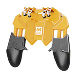 Maxbell Six Finger Mobile Phone Game Controller Gamepad Joystick  Yellow Black B