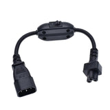 Maxbell IEC 320 C14 to IEC 320 C5 Power Cord Stable Transmission Spare Parts 3 Prong