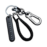 Maxbell Car Keychain Woven Rope Easy to Install with Rotatable Snap Swivel Style B