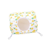 Maxbell Hamster House Bed Hanging Hammock soft for Rabbit Indoor Winter Yellow