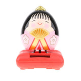 Maxbell Cute Solar Powered Swinging Praying Doll Bobbling Toy Auto Home Decor #E