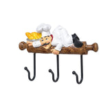 Maxbell Chef Wall Hook Cabinet Decor Kitchen Hooks coat Rack for Towel Keys Bag