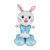 Maxbell Inflatable bunny Easter for Children Decor for Baby Shower Holiday blue
