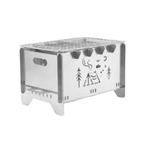 Maxbell Detachable BBQ Grill Multipurpose Barbecue Stove for Party Backyards Outdoor