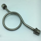 Max Stainless Steel Buffer Tube for Pressure Gauge M20x1.5 mm 180 Degree