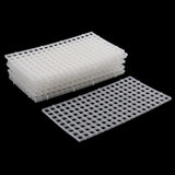 Max 10 Pcs Aquarium Plastic Divider Fish Tank Isolation Board Semi-transparent