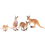 Max Wildlife Animals Action Model Toy Kangaroo Figure Home Table Ornaments Decor