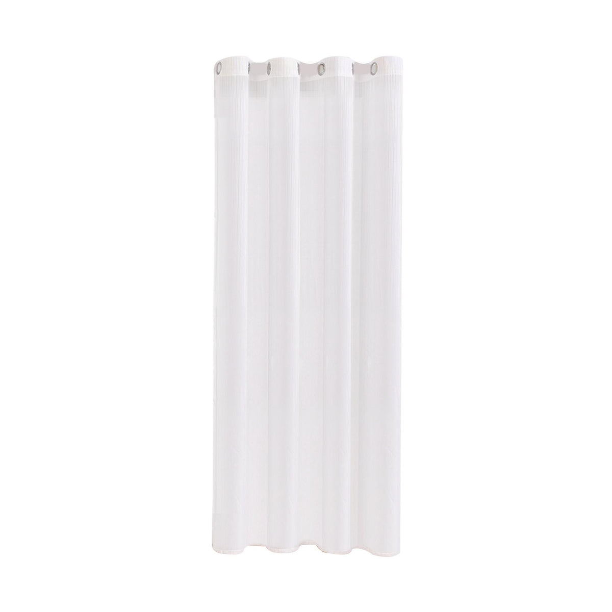 Maxbell White Sheer Voile Window Soft and Breathable Sheer Curtain for Hotel Balcony 100cmx200 cm