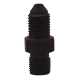 Maxbell 4AN Male to 7/16-24in Male Inverted Flare Steel Fitting , Anodise Black