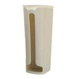 Maxbell Storage Box Grocery Bag Holder Wall Mounted for Restaurant Hotel Pantry Beige