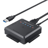 Maxbell USB3.0 to IDE/SATA Converter UK Plug Hard Drive Reader Cable for DVD ROM