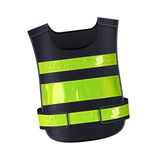 Maxbell Reflective Vest Sleeveless Construction Gear Walking Mesh Cloth Adults Women Black