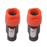 Max Maxb 4pins NL4FC Speaker Connector Aviation Plug Professional Audio Plug red