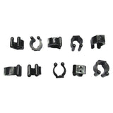 Maxbell 10x Plastic Billiard Cue Clips Fishing Rod Clips Billiard Accessories Medium