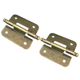 Max Vintage Antique Brass Mini Hinges for Wooden Furniture Box Hardware #2