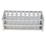 Maxbell Aluminum Test Tube Rack Stand for Lab Glasses Tube Display 15.5mm x 36 Holes