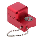 Max Billiard Cue Chalk Case Holder Chalks Carrier Box with Prod Scuffer Red