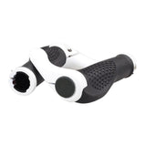Maxbell 1Pair Bike Grip Mountain Bicycle Handle Handlebar Soft Rubber Bar End White