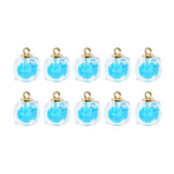 Maxbell 10x Transparent Polygonal Multicolor Crystal Pendant Christmas Gift Blue