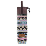 Maxbell Waterproof Disposable Water Cup Storage Bag Holder Dispenser Ethnic Style