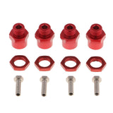 Max Wheel Hex Hub 12mm Extension Adaptor Longer Combiner for 1/10 RC Car Red