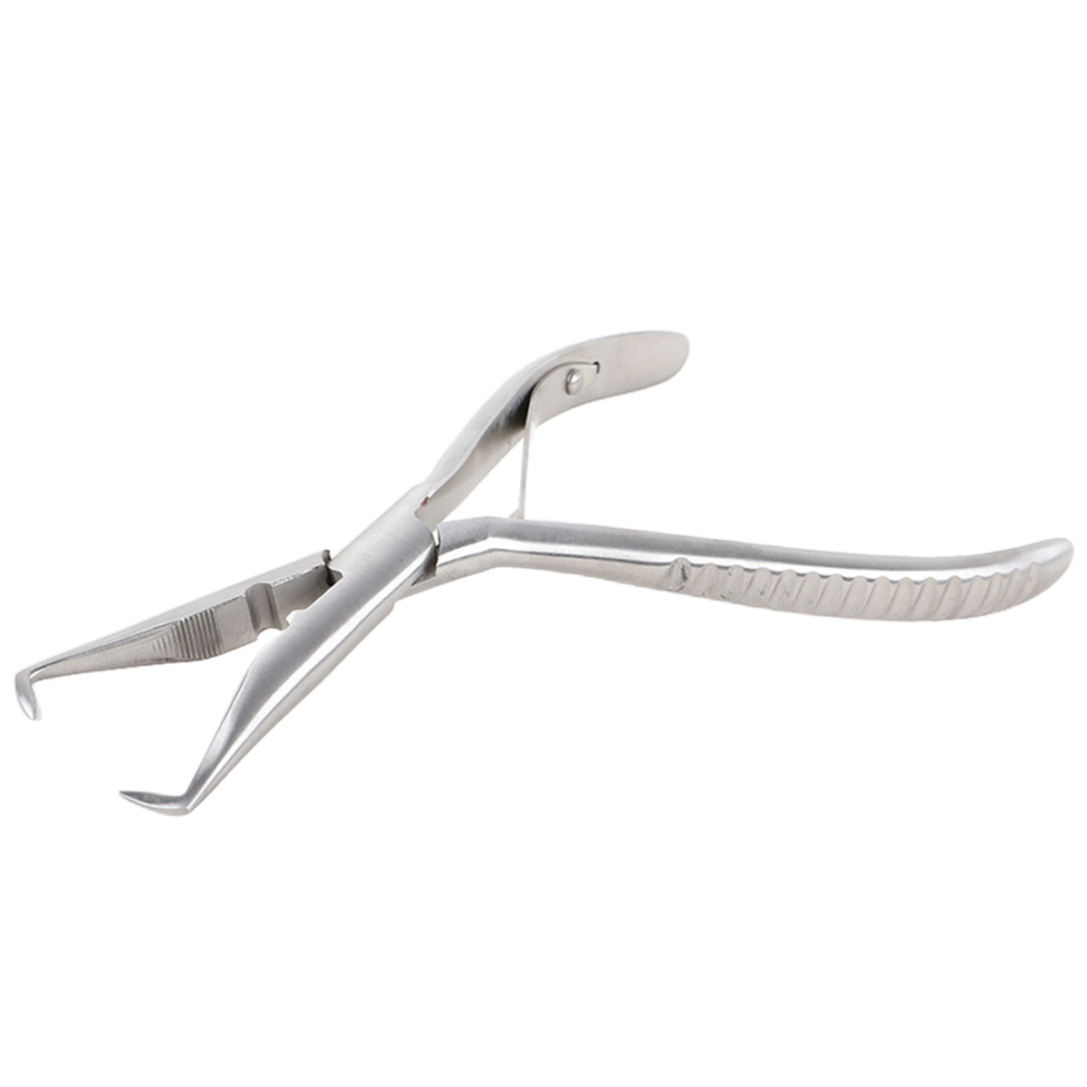 Maxbell Silver  Stainless Steel Hair Extension Pliers for Micro Nano Ring Elbow