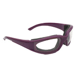 Maxbell Practical Onion Goggles Tearless Household Kitchen Gadgets Eyewear Windproof Purple