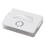 Maxbell 24Grid Egg Storage Container Fridge Egg Tray Egg Box for Pantry Shelf Drawer White