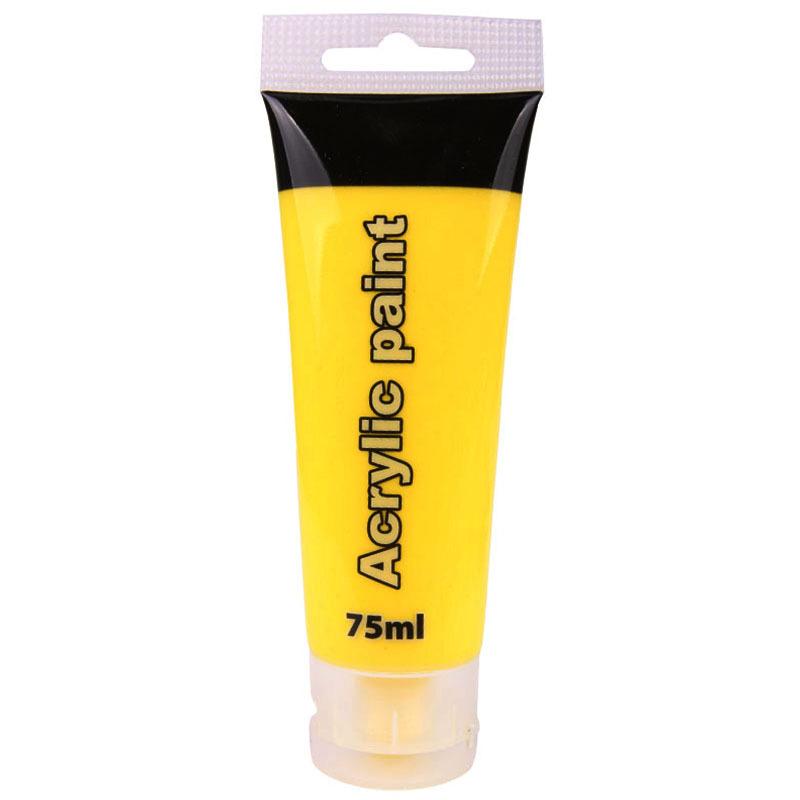 Maxbell Acrylic Paint Waterproof Pigment Adults Craft Drawing Coloring Yellow