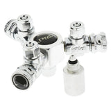 Maxbell Aquarium Tank CO2 Splitter Needle Valve Solenoid Regulator Distributor 3 Way