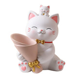 Maxbell Resin Cat Statue Flowerpot Stems Bunch Party Home Plant Planters Flower Vase