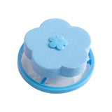 Maxbell Floating Hair Filtering Mesh Washer Hair Catchers for Laundry Washing Machine Blue