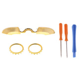 Max 1 Pair Thumbstick Switch Buttons Accent Rings for Xbox One Elite Controller Gold