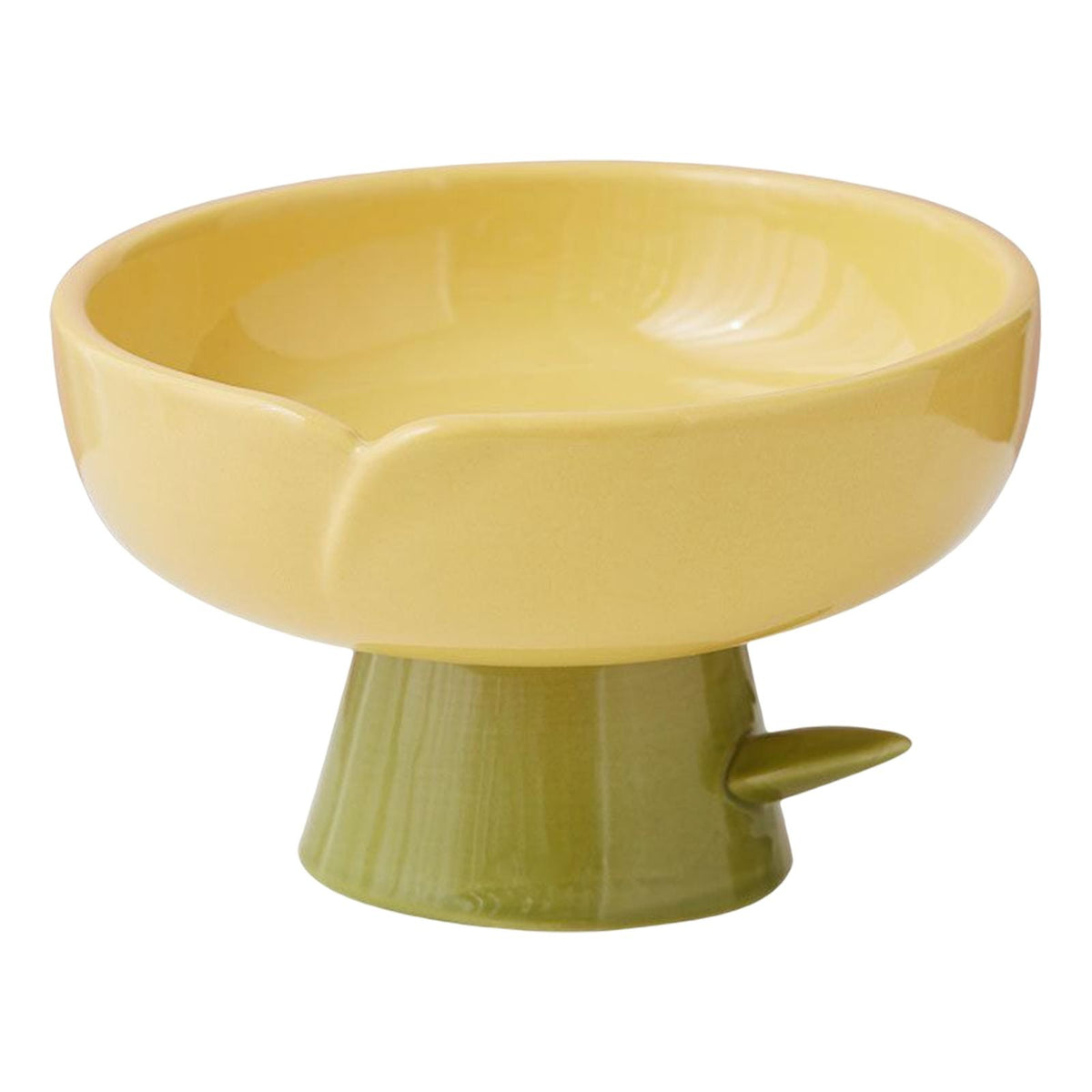 Maxbell Creative Fruit Storage Rack Sundries Key Organizer Basket Home Party Table Yellow