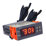 Max 1pc Electronic Thermostat w/ Sensor 24V Centigrade Thermostat for Incubation