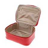 Max PU Travel Cosmetic Storage Makeup Bag Toiletry Wash Organizer Pouch Red
