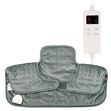 Maxbell Heating Pad for Neck Warm Washable Timing Setting Fast Heating Gray