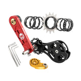 Maxbell Mountain Bike Single Speed Conversion Kit Bicycle Components Chain Tensioner 15T Red