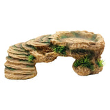 Maxbell Turtle Resting Basking Platform Climbing Shelf Reptile Habitat Climbing Ramp L