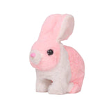 Maxbell Electric Bunny Toys Hopping Jumping Walking for Kids Toy Party Favor Easter Pink White