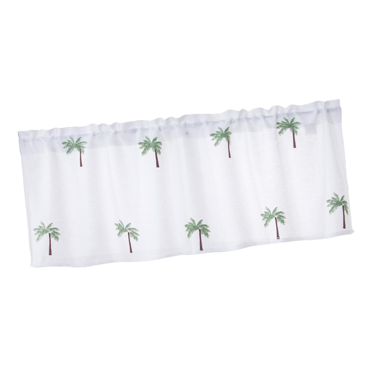 Maxbell Rod Pocket Short Curtain Drapes Short Curtains for Small Window Door Bedroom Tree 132cmx46cm