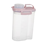 Maxbell Cereal Storage Container Storage Jars for Kitchen Baking Supplies Nuts 2.5kg Pink