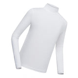 Maxbell Golf Men Ice Silk Shirt Golf Bottoming Shirts Sunscreen Tops for Golfing White M