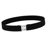 Maxbell Women Elastic Waist Belt Casual Waistband for Festivals Birthday Gift Street Black
