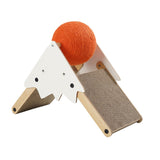 Maxbell Cat Scratcher Wear Resistant Claws Care Indoor Cats Toy Interactive Play Orange