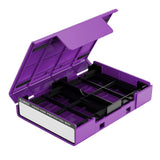 Maxbell Hard Drive Case with Label Universal Portable for 3.5"/3.5" Hard Drive Disk Purple