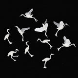 Maxbell 10Pcs Miniatures Red-crowned Crane Bird Figurines Toy for Micro Landscape